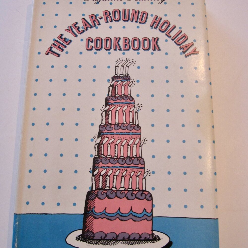 VTG 1969 Milton Glaser Illustrations Year Round Holiday Cookbook Huntley HC DJ